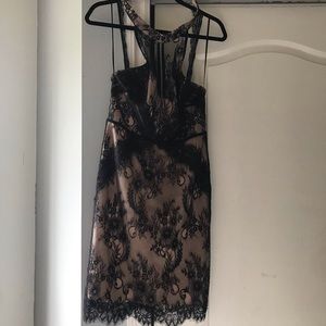 Black lace ASTR label dress